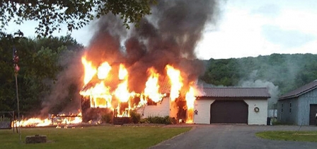 House Fire Destroys Couple's Home In Smyrna